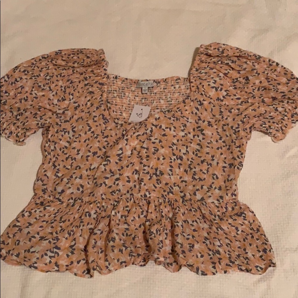 Summer floral top